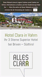 Mobile Screenshot of hotelclara.it